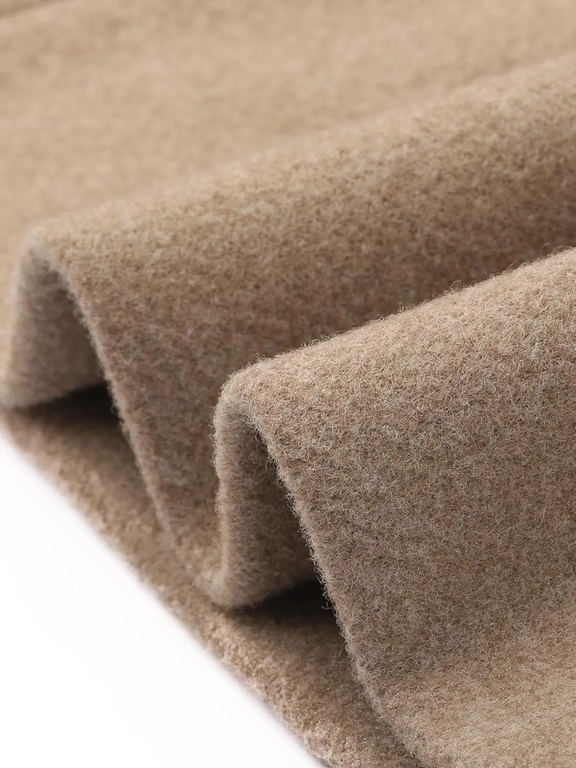 Allegra K Winter Trench Coats for Women's Casual Stand Collar Pea Double Breasted Overcoat