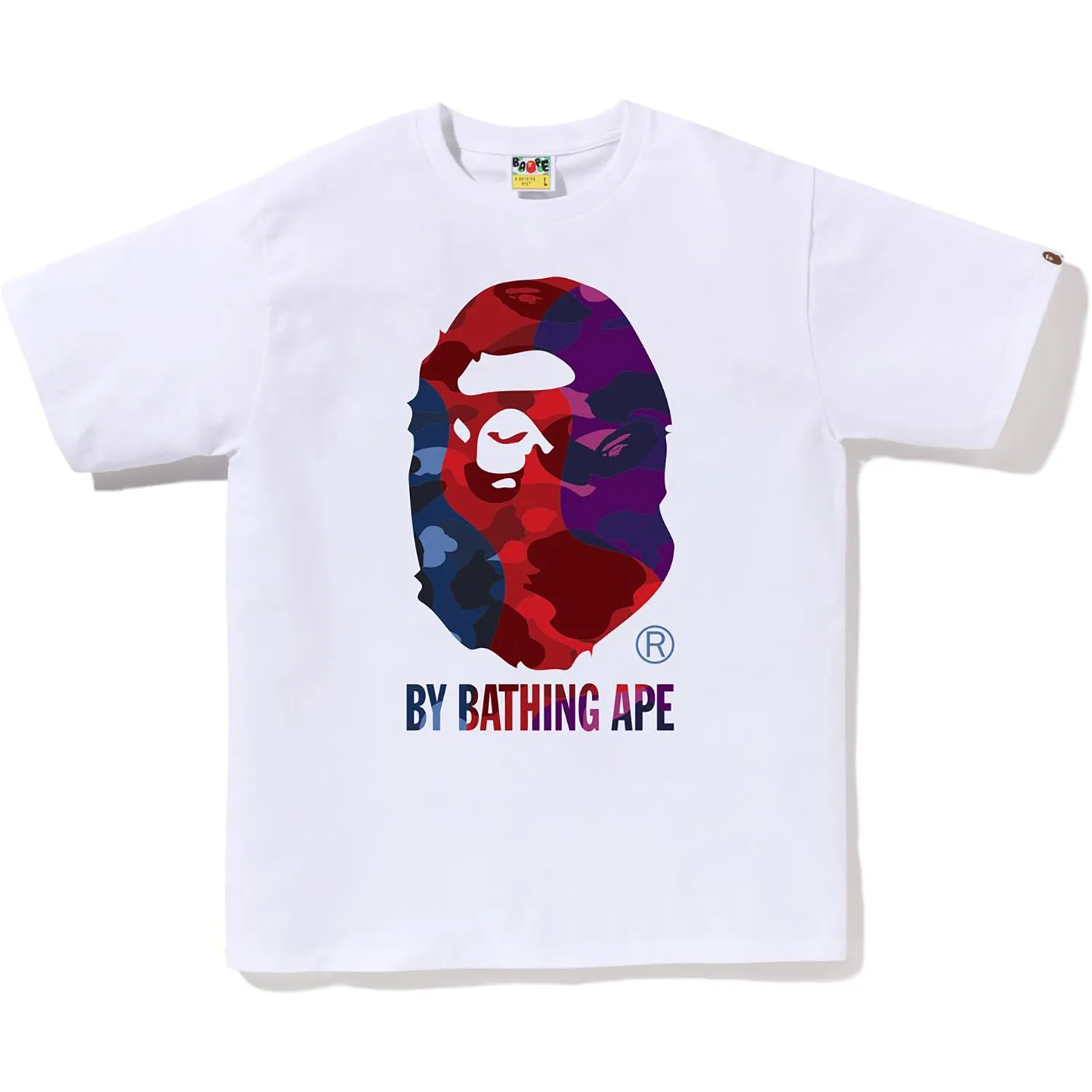 COLOR CAMO CRAZY BY BATHING APE TEE MENS