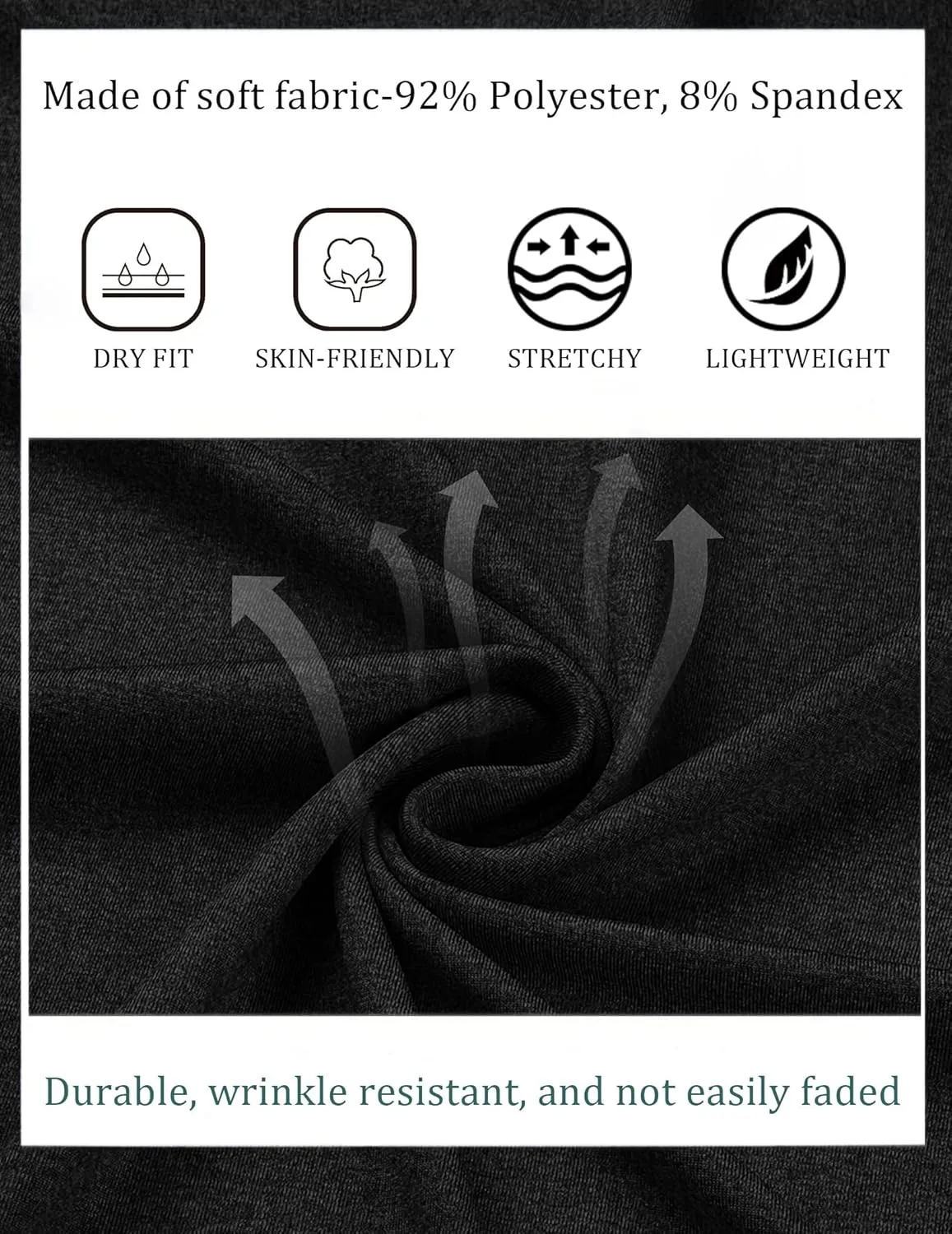 COOFANDY Men's Polo Shirt Golf Quick Dry Performance Short Sleeve Moisture Wicking Athletic Polo Collared Tennis T-Shirt