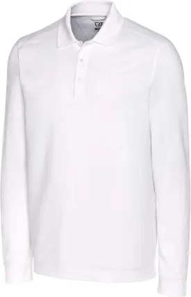 Cutter & Buck Men's 35 UPF, Long Sleeve Advantage Polo Shirt