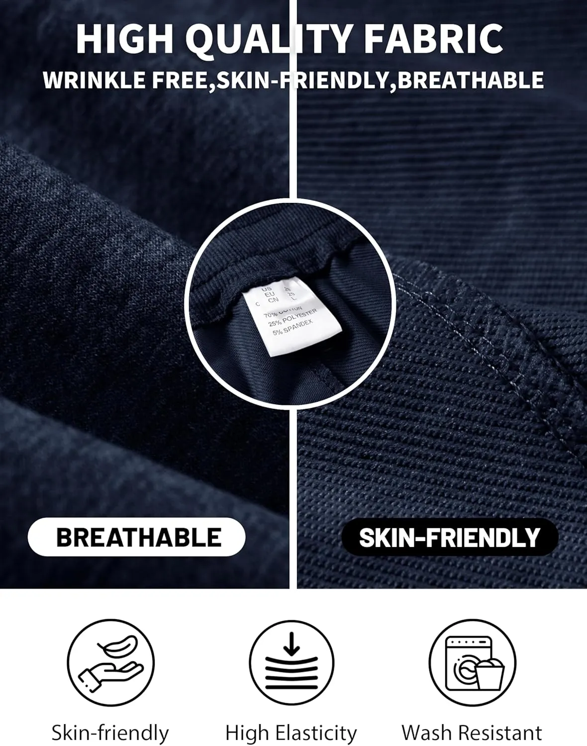 EKLENTSON Men's 3/4 Jogger Capri Pants Elastic Waist Below Knee Shorts Workout Gym Running Sweatpants with Zip Pockets