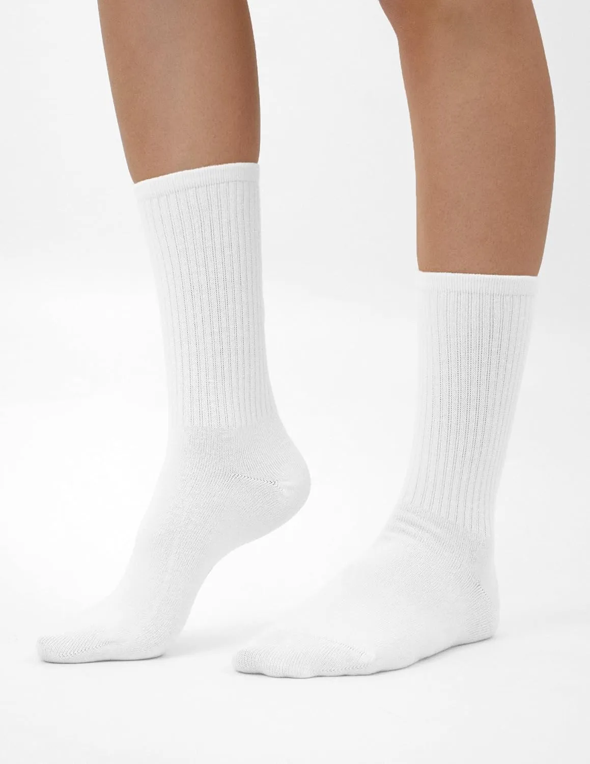 HUE Women's Casual Ribbed Must-Have Crew Lightweight Athletic Socks 3 Pair Pack