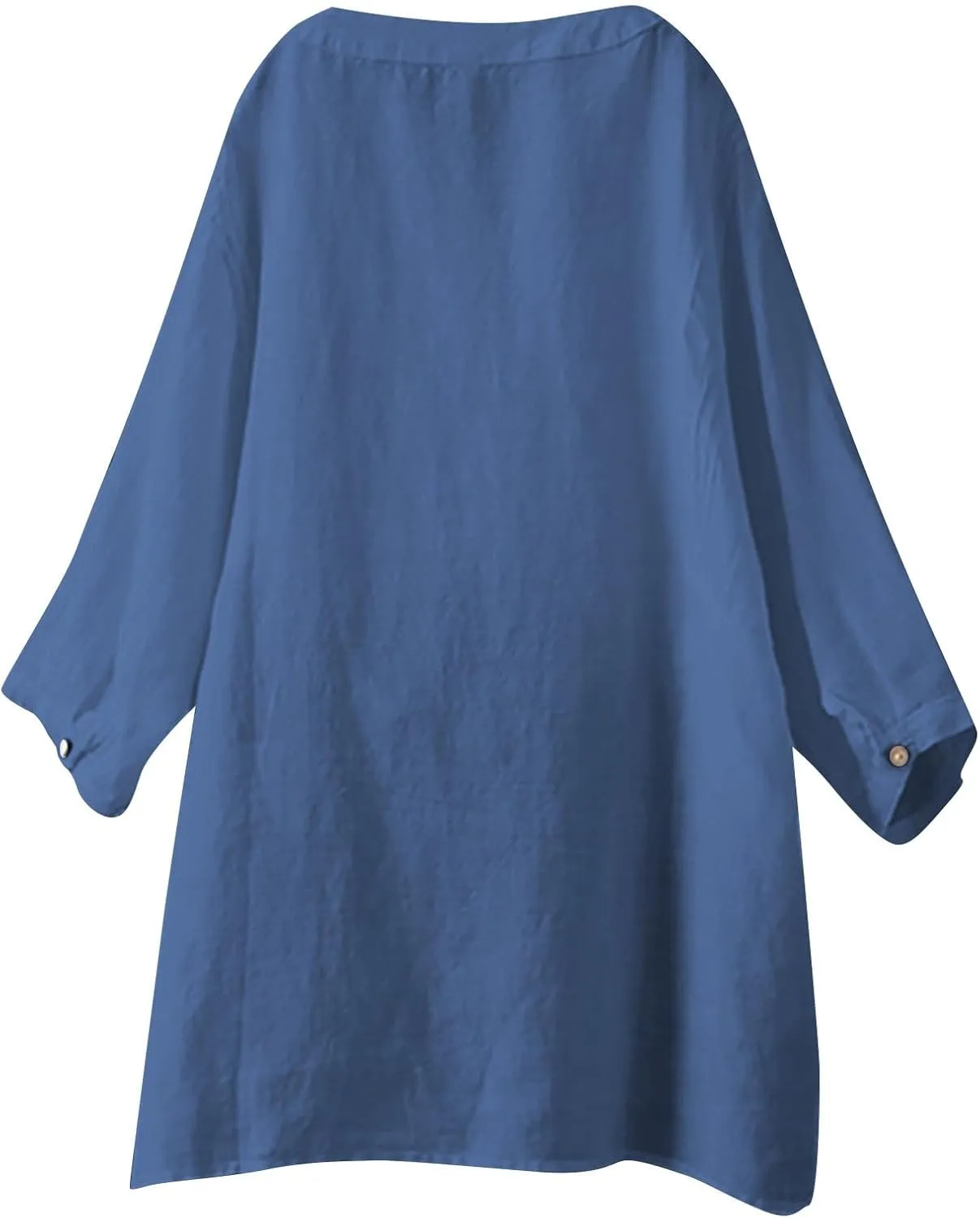 Linen Shirt for Women Button Down Shirts for Women Solid Short Sleeve Tunic Tops Casual V Neck Dressy Blouses