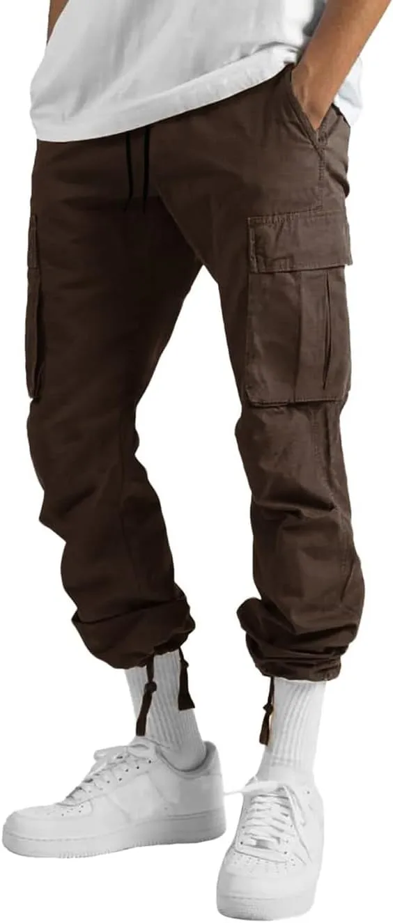 Mens Cargo Pants Casual Outdoor Hiking Pants for Men Athletic Joggers Sweatpants
