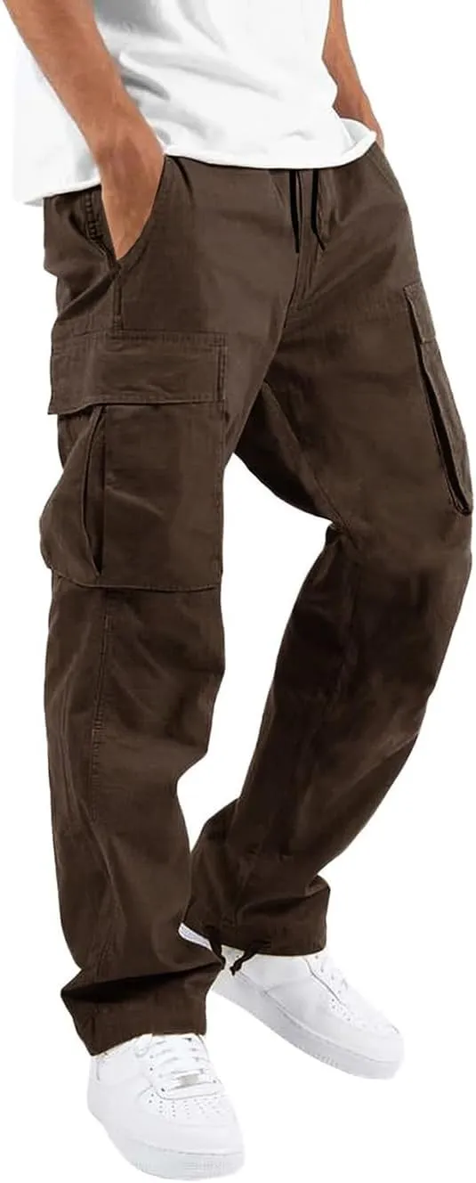 Mens Cargo Pants Casual Outdoor Hiking Pants for Men Athletic Joggers Sweatpants