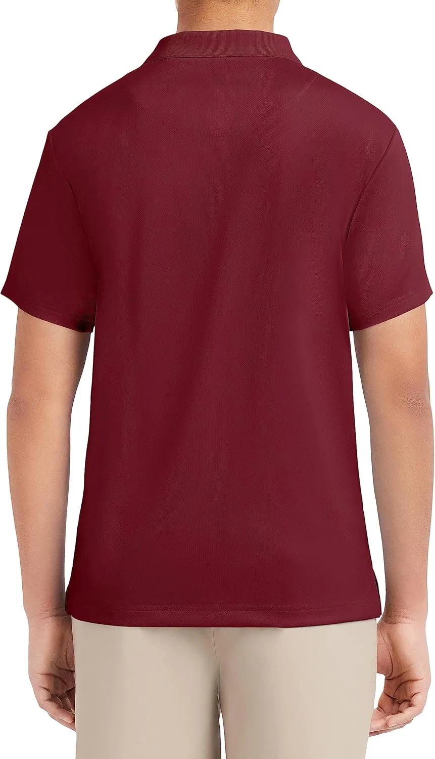 Nautica Young Men's Uniform Short Sleeve Performance Polo