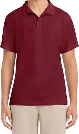 Nautica Young Men's Uniform Short Sleeve Performance Polo