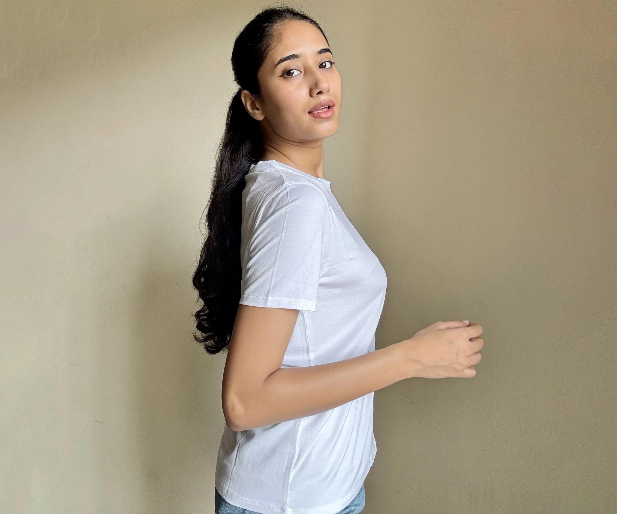 T Shirts for Women - White Tee - Black Tee
