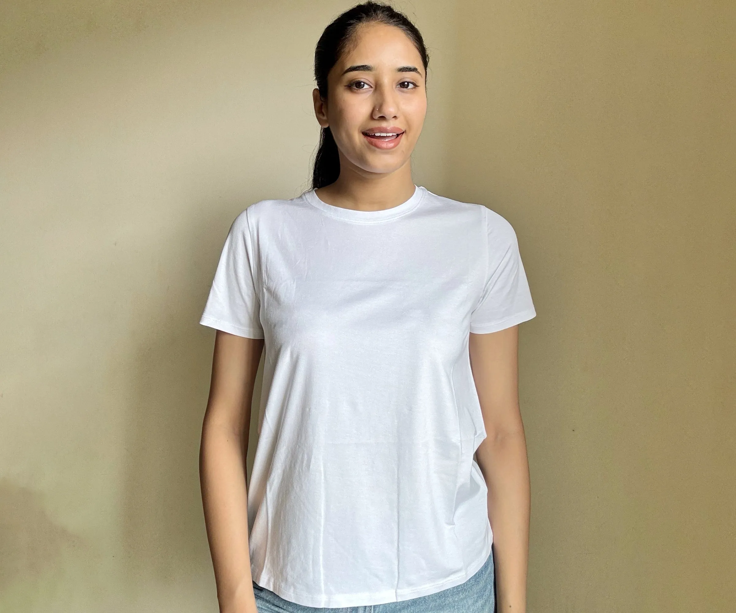 T Shirts for Women - White Tee - Black Tee
