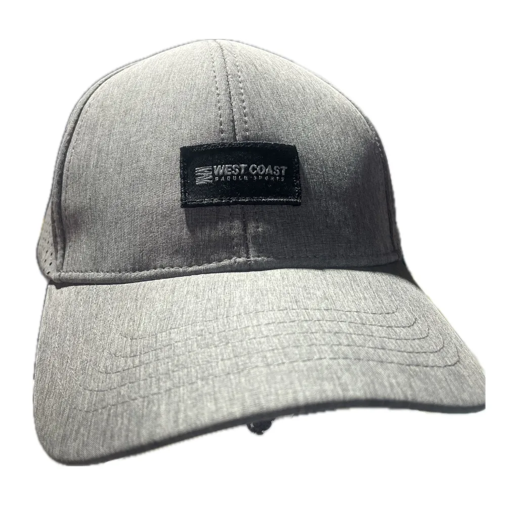 West Coast Paddle Sports Luxury Performance Heather Grey Hat