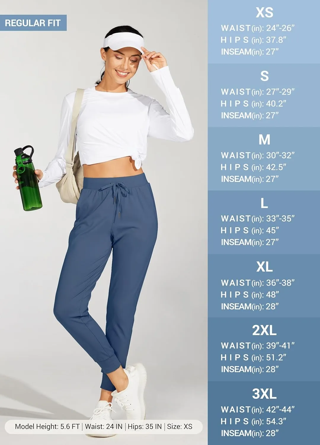 Willit Women's Joggers Pants Lightweight Athletic Sweatpants with Pockets Running Workout Casual Tapered Pants