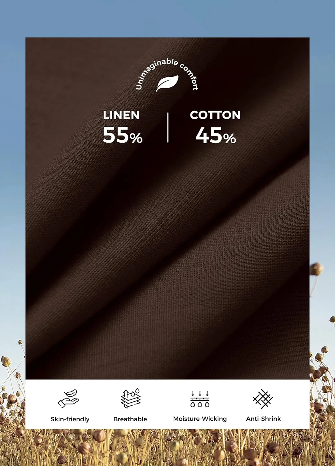 Willit Women's Linen Pants Wide Leg Work Dress Pants Casual Slacks Business Pants with Pockets 29" 31"