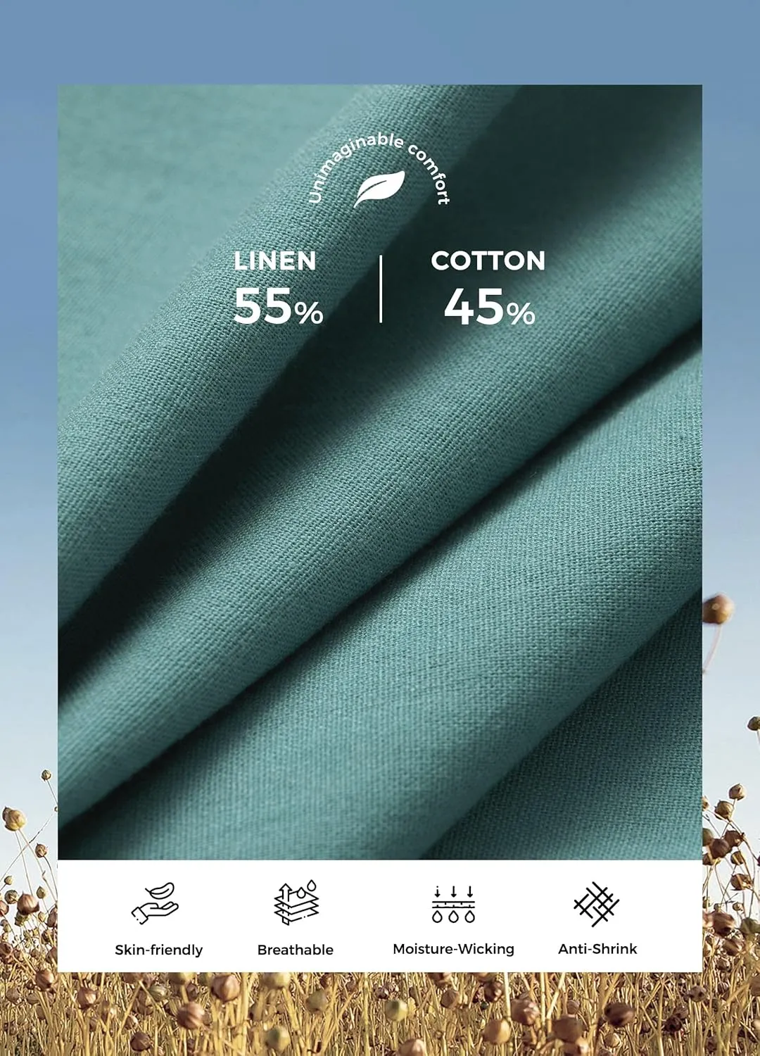 Willit Women's Linen Pants Wide Leg Work Dress Pants Casual Slacks Business Pants with Pockets 29" 31"